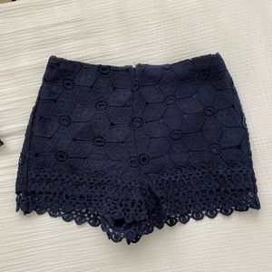 Lace dress shorts